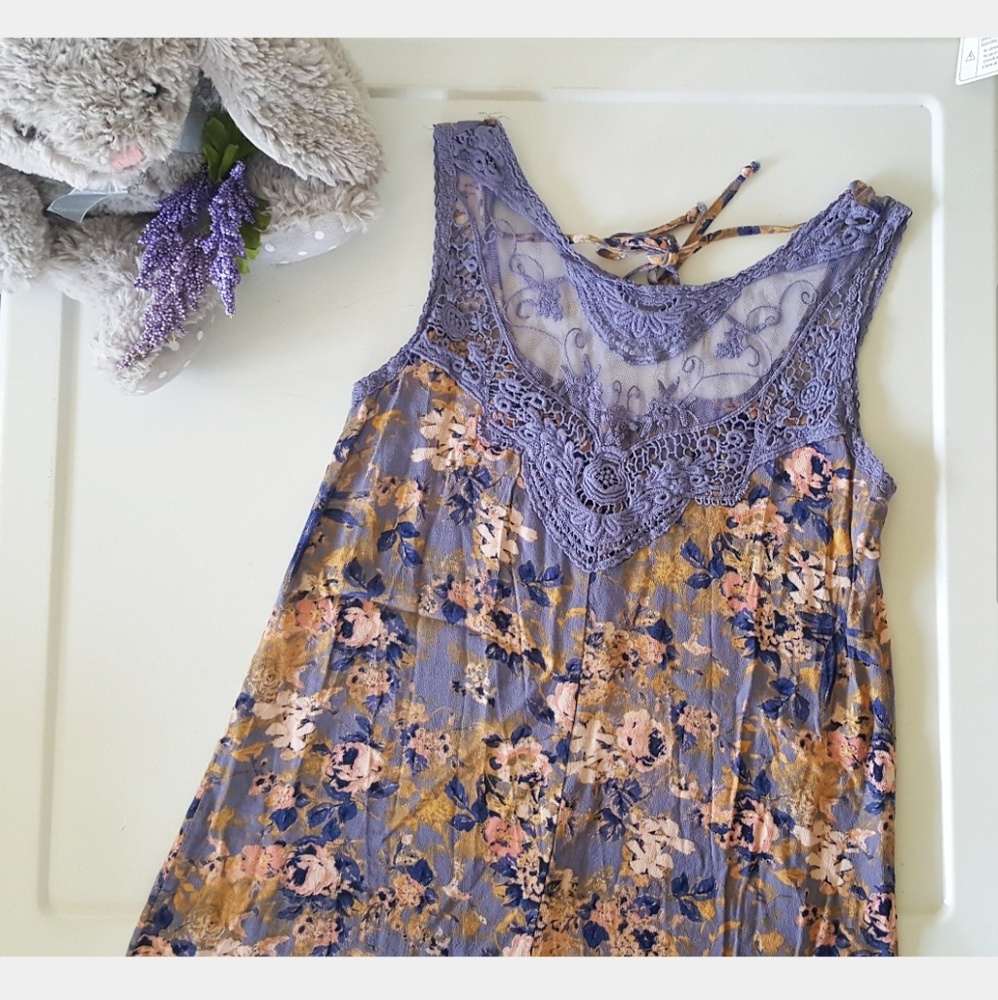 Lace Floral Romper